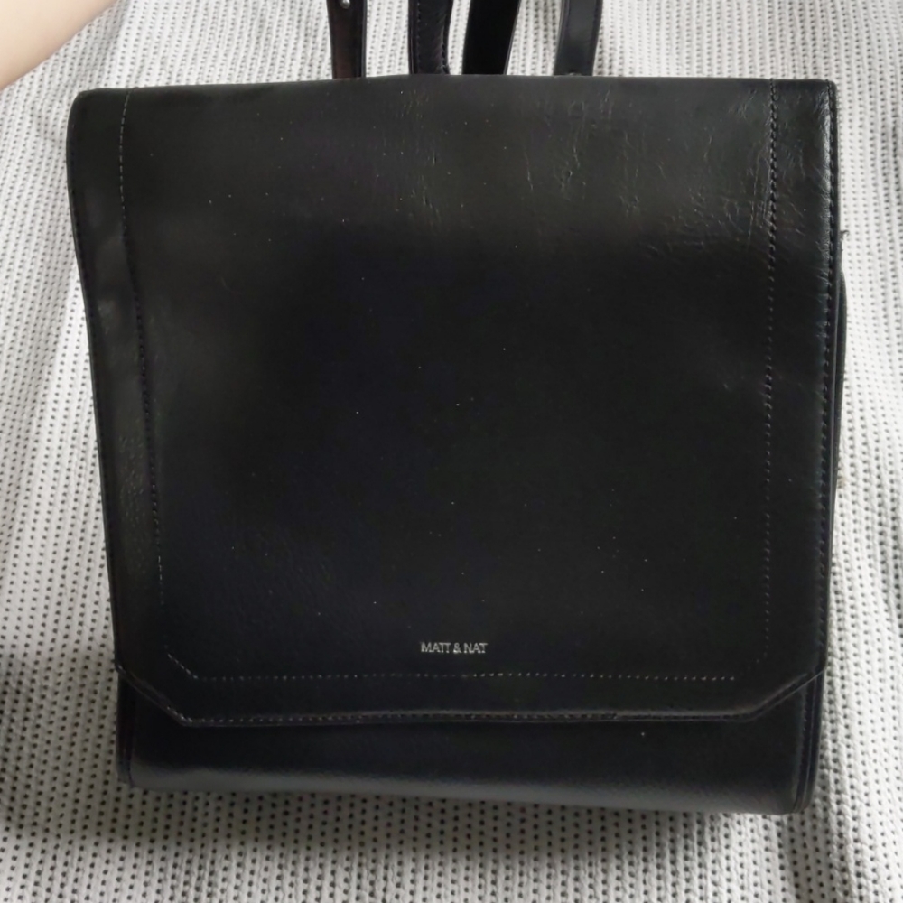 Matt and Nat vegan square backpack purse